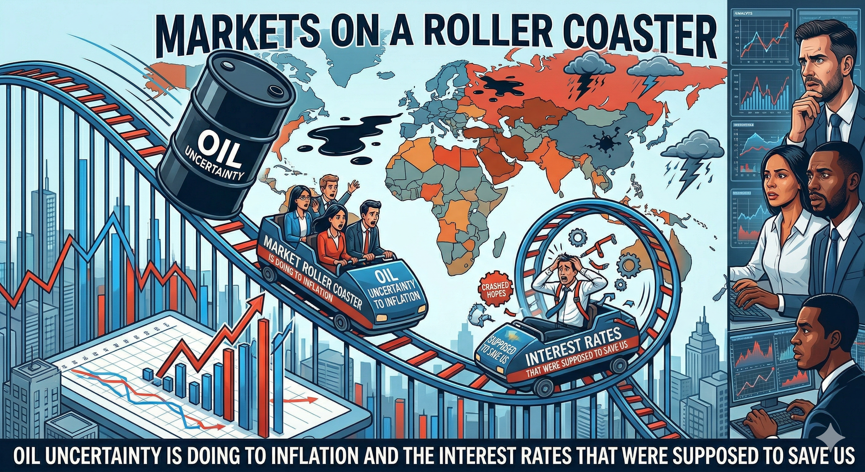 Markets on a Roller Coaster: What Oil Uncertainty Is Doing to Inflation and the Interest Rates That Were Supposed to Save Us